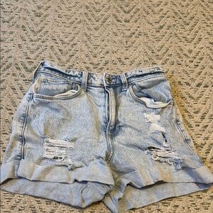 Hollister Blue Jean Shorts Classic Cut-Off Style Women's size 26
